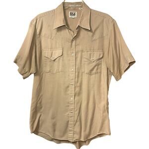 Vintage Ely Cattleman Wrinkle-Resistant Western Shirt 16.5 Men’s L Distressed